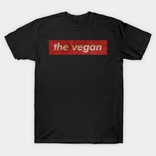 THE VEGAN - SIMPLE RED VINTAGE T-Shirt